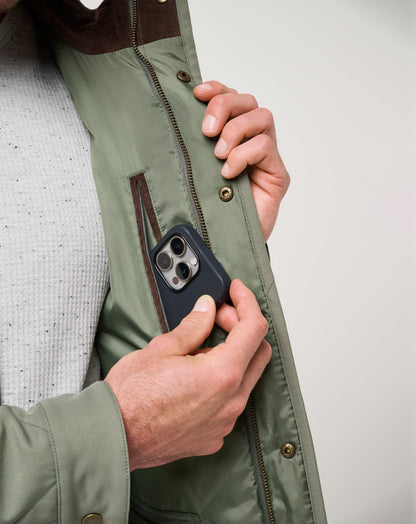 Highlander Jacket Dark Olive | Travis Mathew