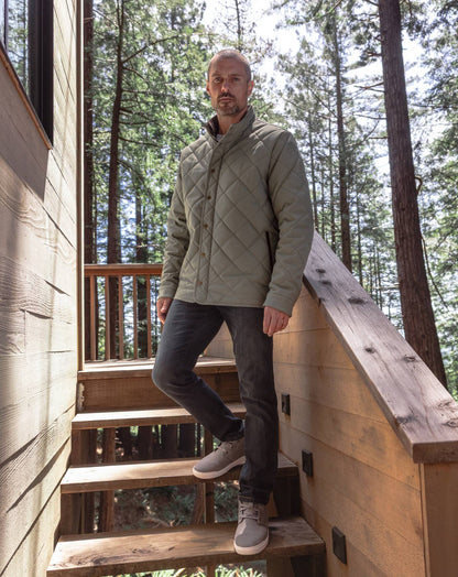 Highlander Jacket Dark Olive | Travis Mathew