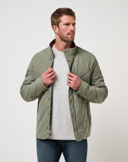 Highlander Jacket Dark Olive | Travis Mathew