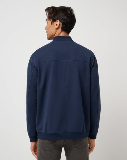 Stretchknit Bomber Jacket Total Eclipse | Travis Mathew