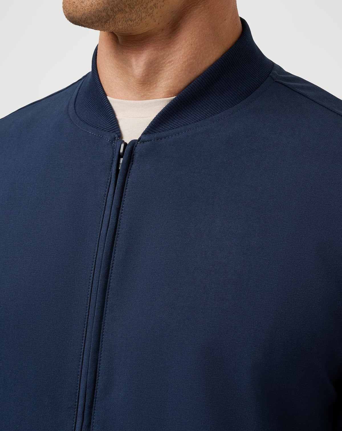 Stretchknit Bomber Jacket Total Eclipse | Travis Mathew