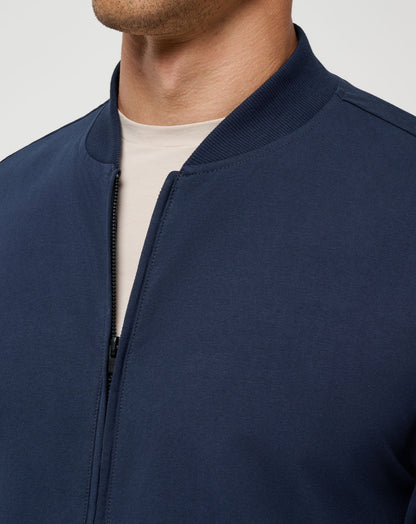 Stretchknit Bomber Jacket Total Eclipse | Travis Mathew