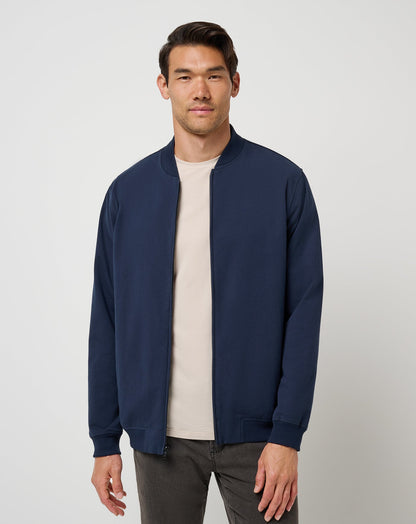 Stretchknit Bomber Jacket Total Eclipse | Travis Mathew