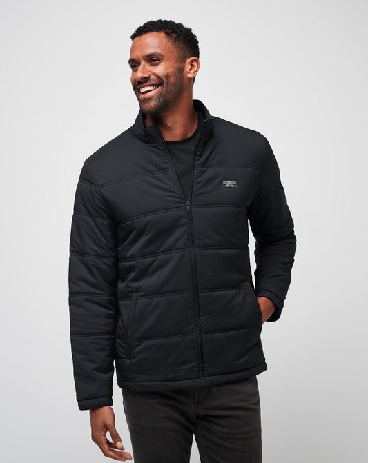 Palisades Puffer Jacket Black | Travis Mathew