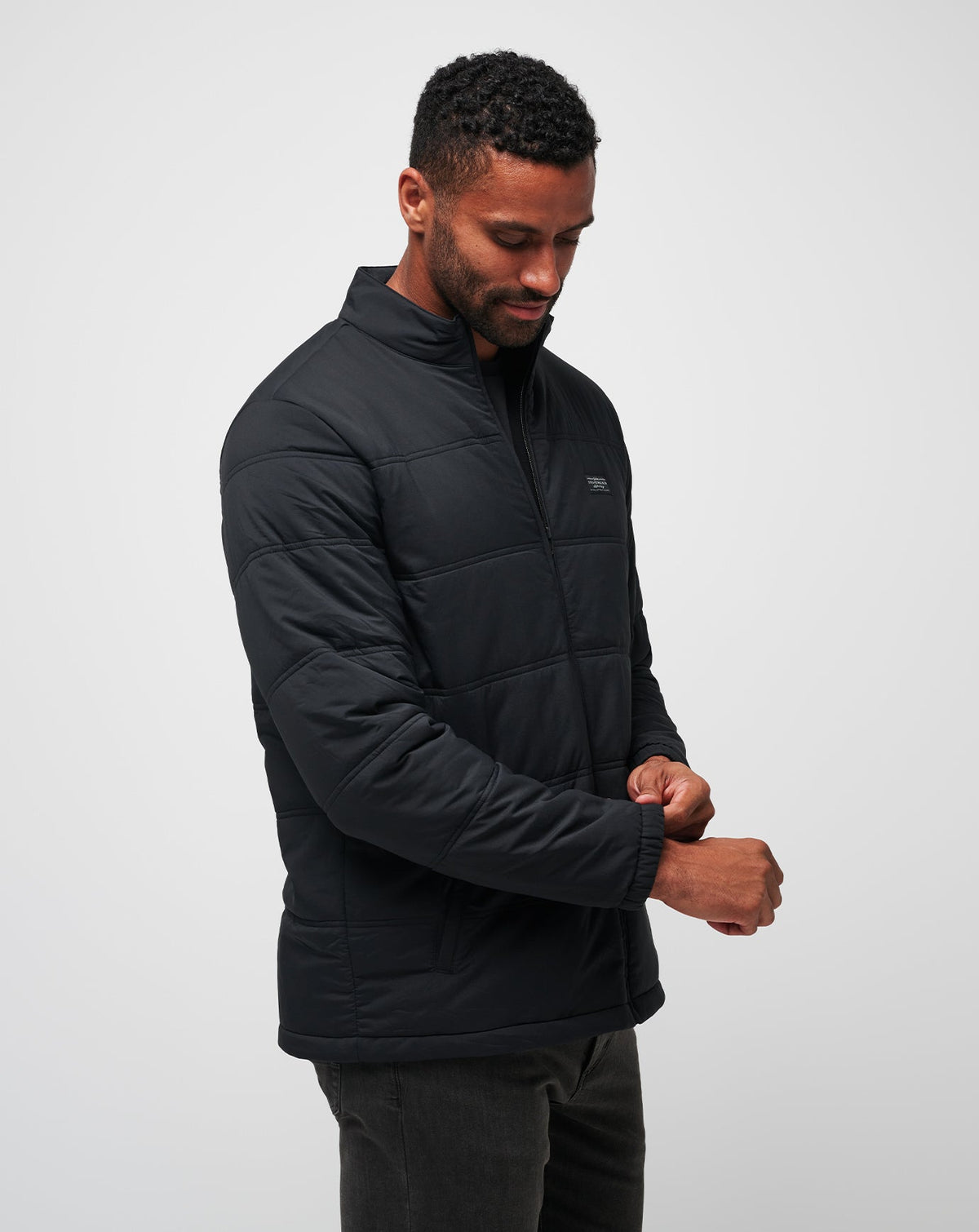 Palisades Puffer Jacket Black | Travis Mathew