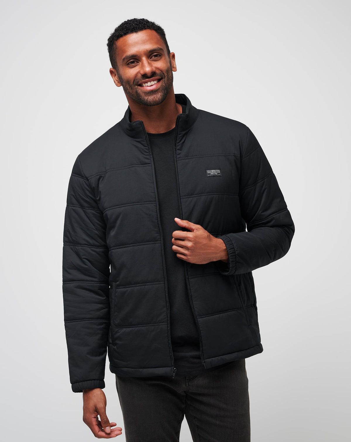 Palisades Puffer Jacket Black | Travis Mathew