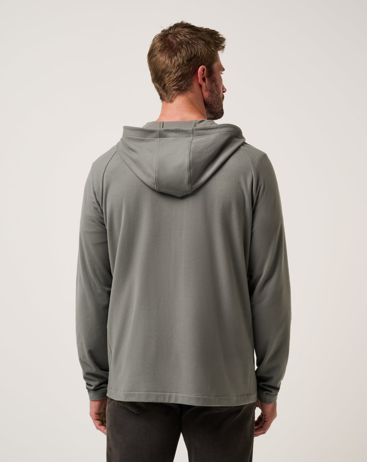 Quest Polar Full Zip Jacket Dark Olive | Travis Mathew