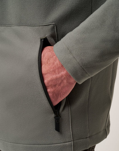 Quest Polar Full Zip Jacket Dark Olive | Travis Mathew
