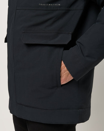 Mountain Pass Jacket Black | Travis Mathew