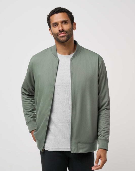 Highway Men Jacket Dark Olive | Travis Mathew