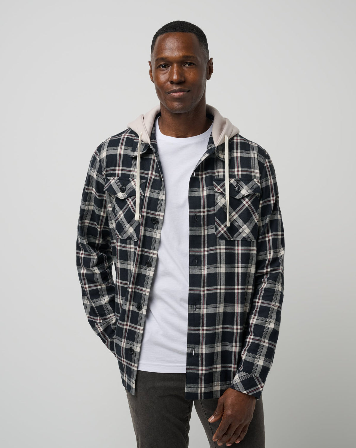 Baubles Button-Up Hoodie Black | Travis Mathew