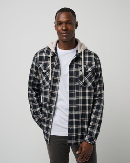 Baubles Button-Up Hoodie Black | Travis Mathew