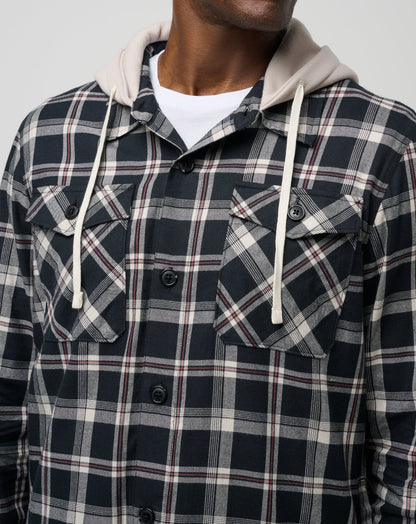Baubles Button-Up Hoodie Black | Travis Mathew