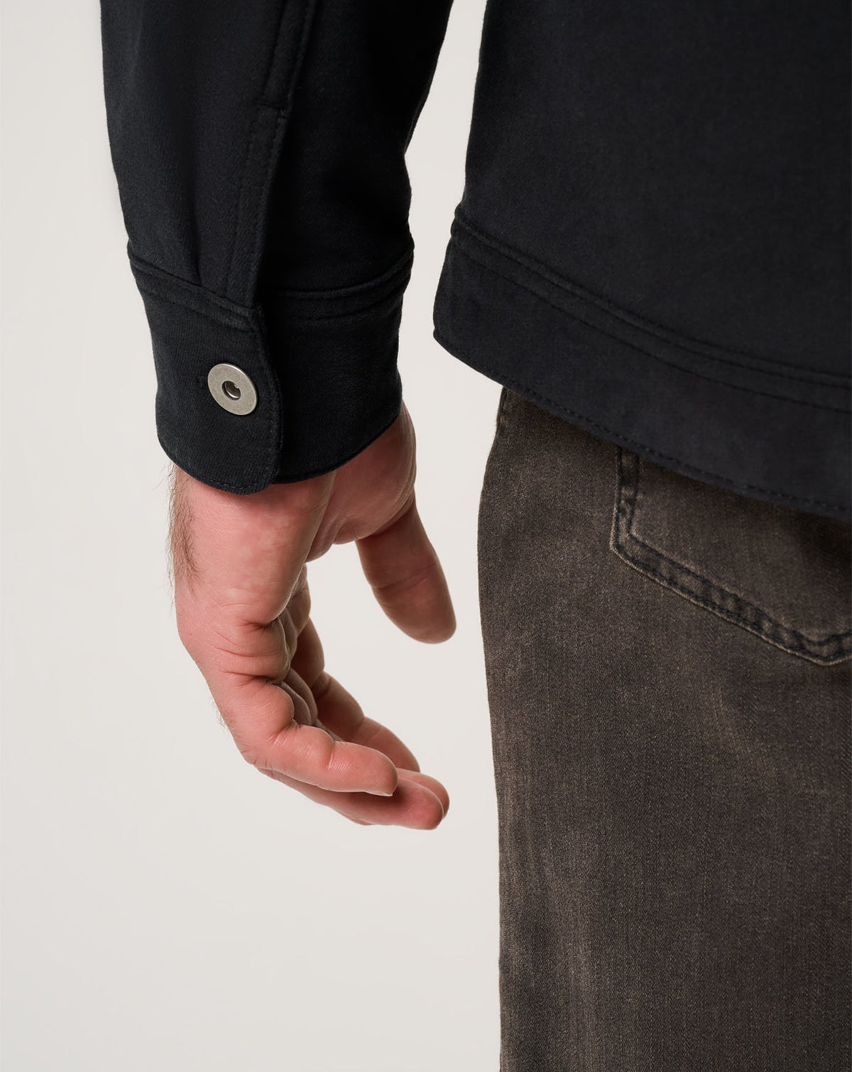 Cloud Denim Cord Jacket Black | Travis Mathew