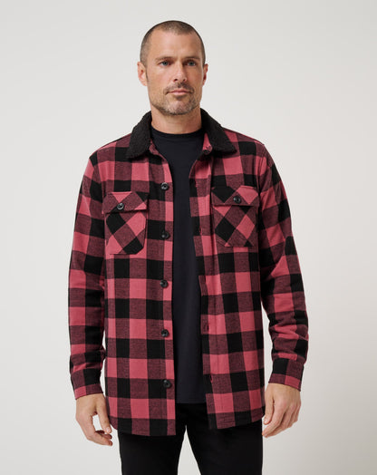 Winterize Shirt Jacket Roan Rouge | Travis Mathew