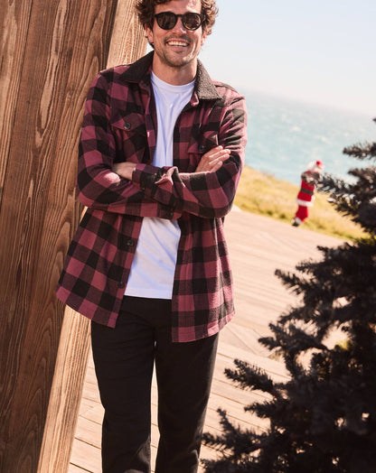 Winterize Shirt Jacket Roan Rouge | Travis Mathew
