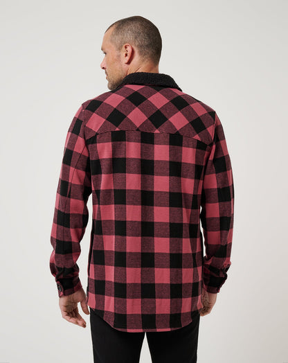 Winterize Shirt Jacket Roan Rouge | Travis Mathew