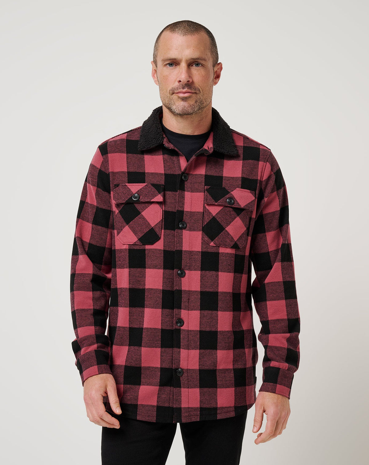Winterize Shirt Jacket Roan Rouge | Travis Mathew