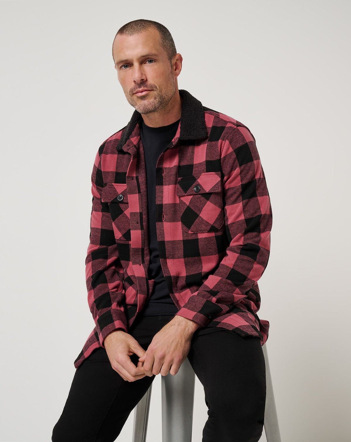 Winterize Shirt Jacket Roan Rouge | Travis Mathew