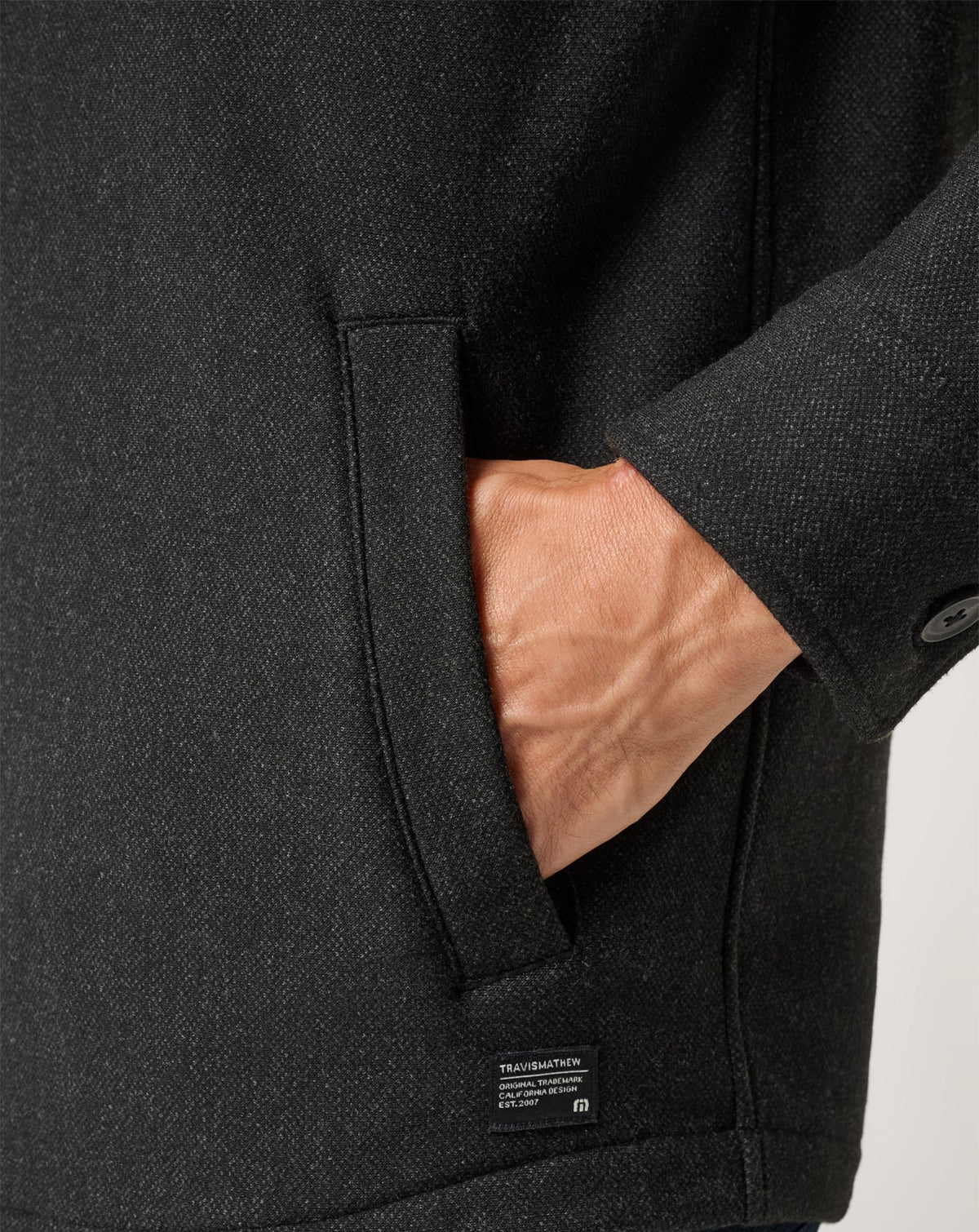 Are We There Yet Shirt Jacket Black | Travis Mathew