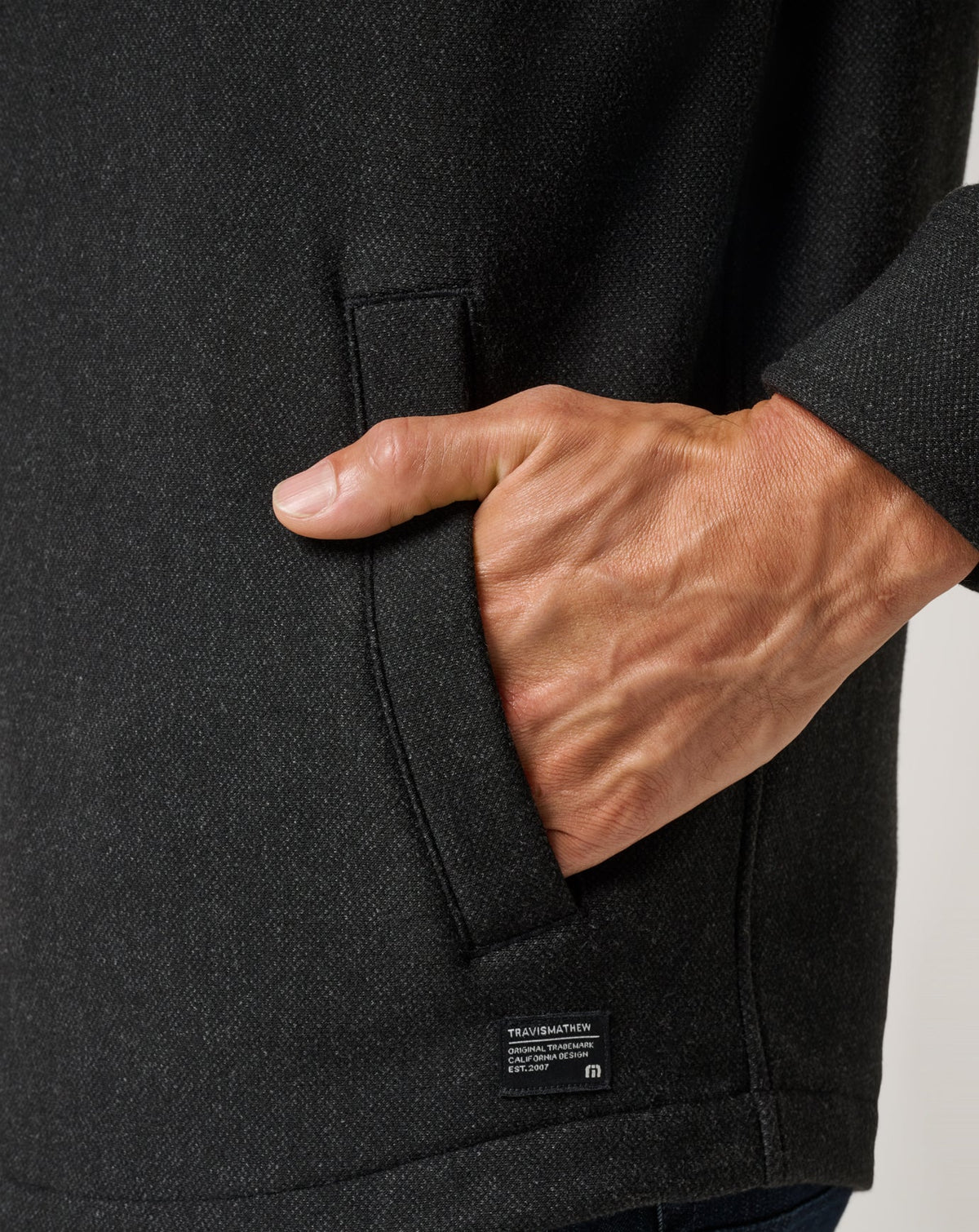 Are We There Yet Shirt Jacket Black | Travis Mathew