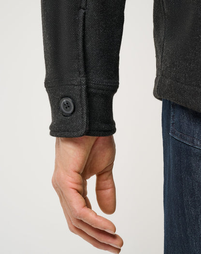 Are We There Yet Shirt Jacket Black | Travis Mathew