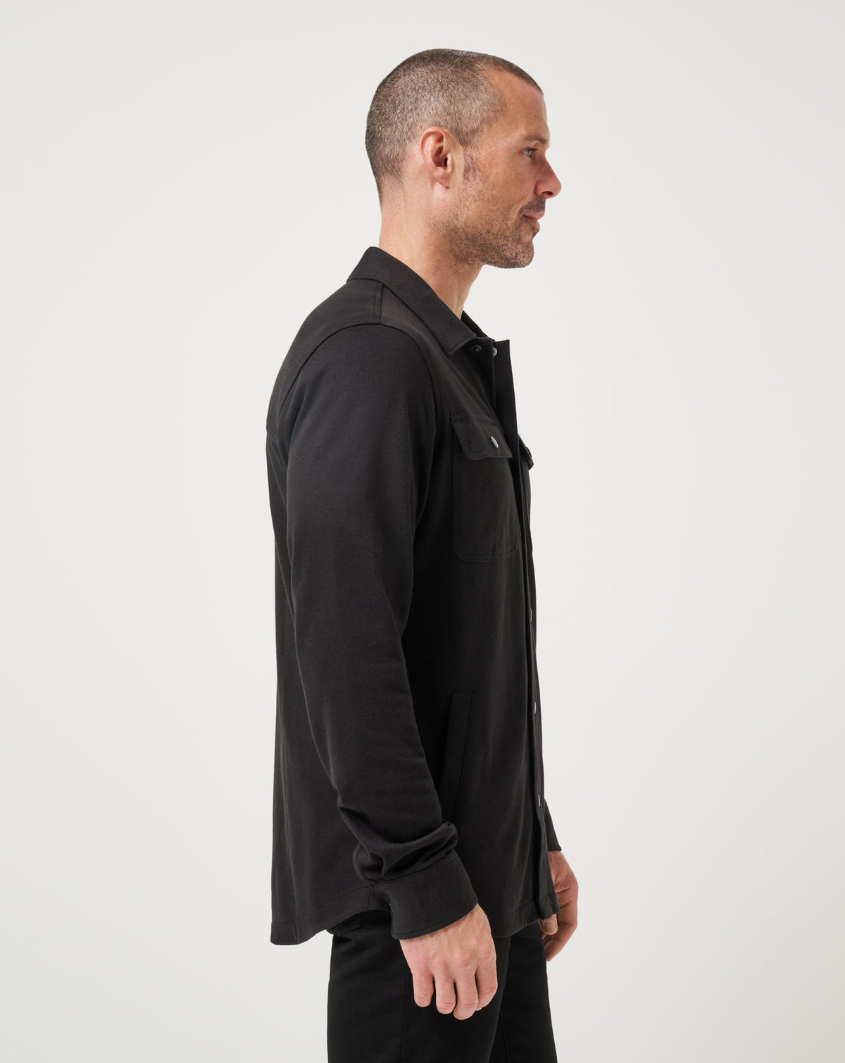 You Pick Shirt Jacket Black | Travis Mathew