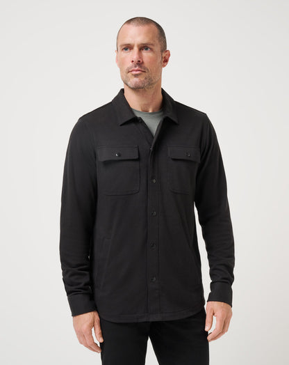 You Pick Shirt Jacket Black | Travis Mathew