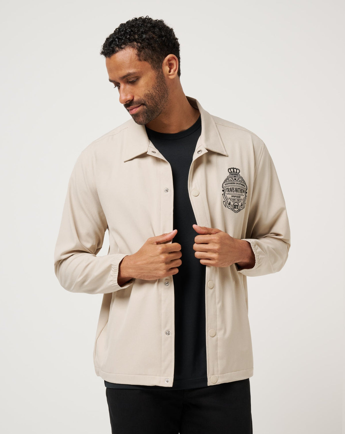 Icy Waters Jacket Italian Sand | Travis Mathew