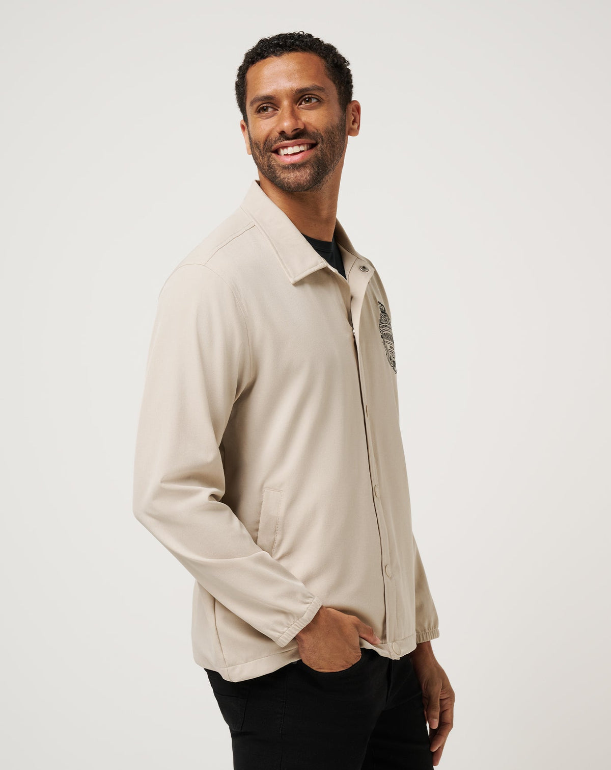 Icy Waters Jacket Italian Sand | Travis Mathew