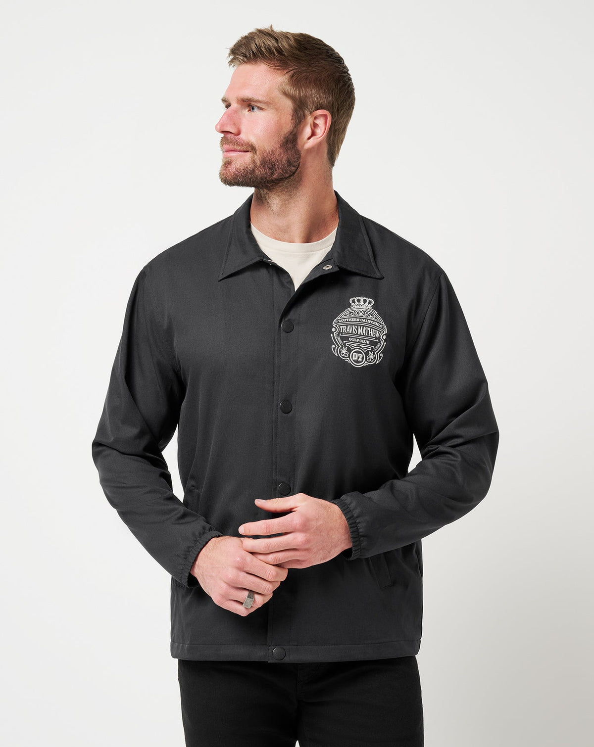 Icy Waters Jacket Black | Travis Mathew