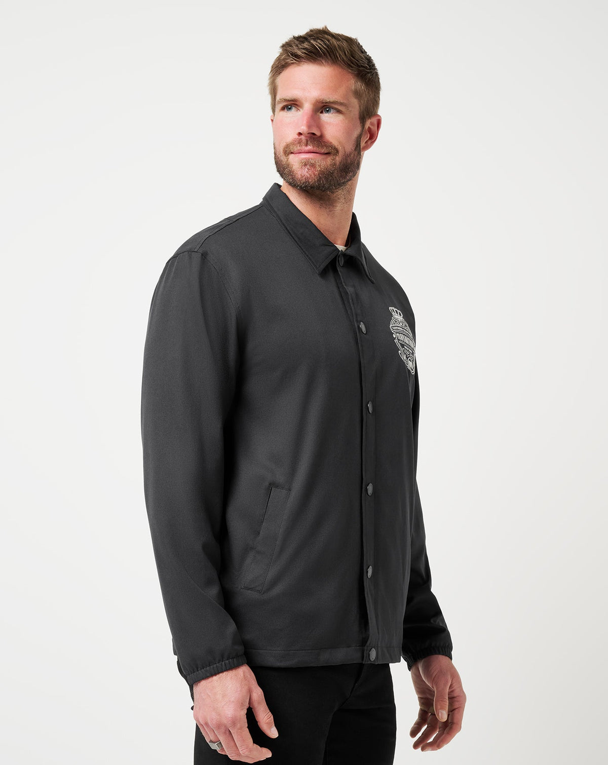 Icy Waters Jacket Black | Travis Mathew