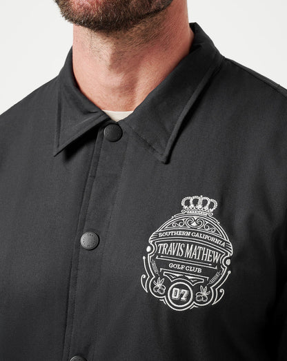 Icy Waters Jacket Black | Travis Mathew