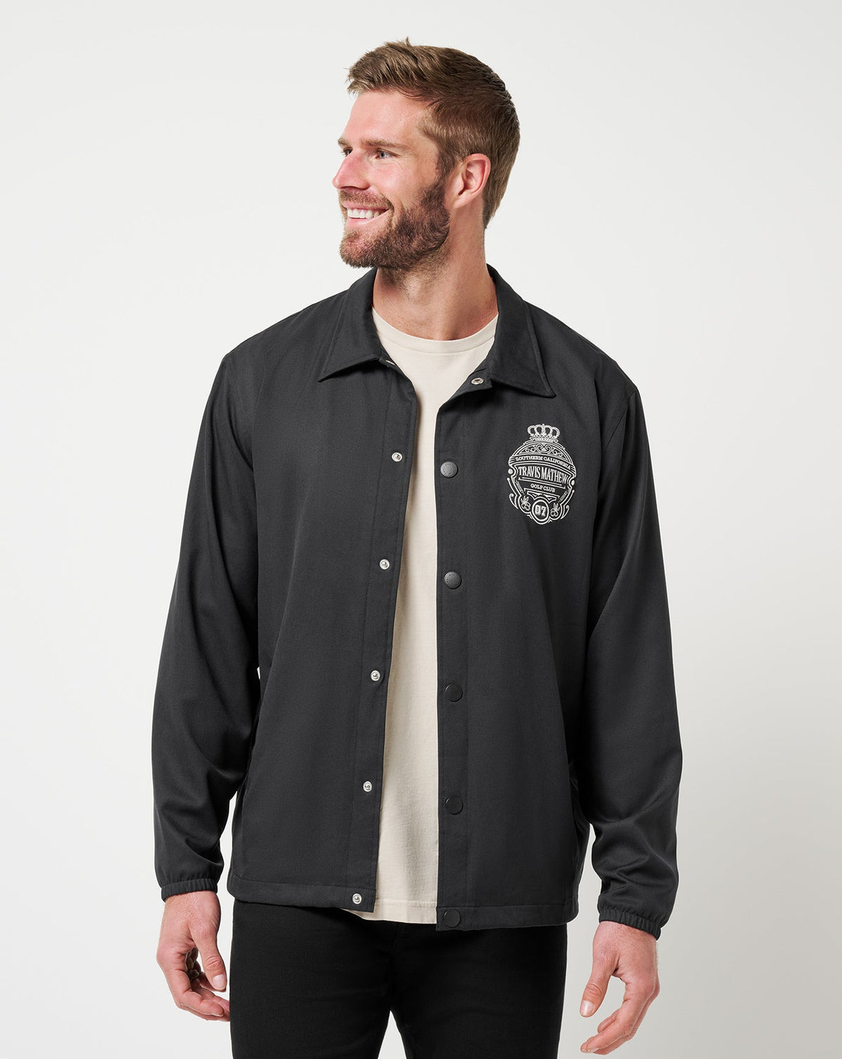 Icy Waters Jacket Black | Travis Mathew