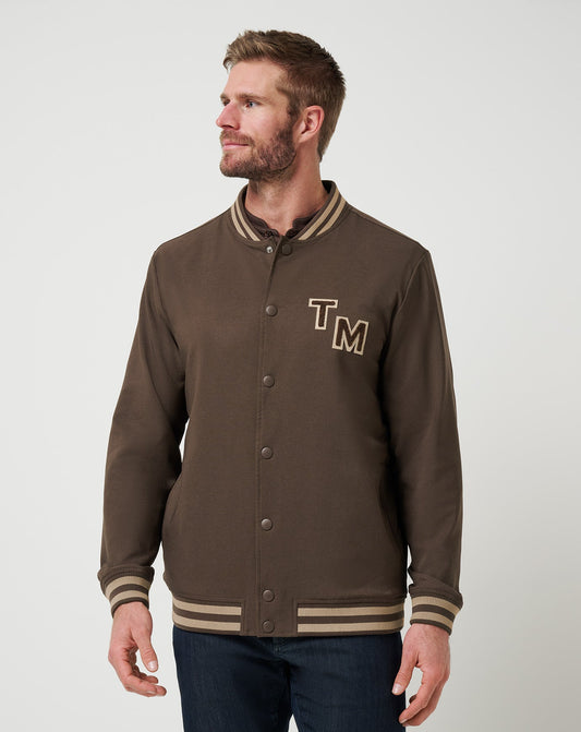 Touch Down Jacket Chocolate Brown | Travis Mathew