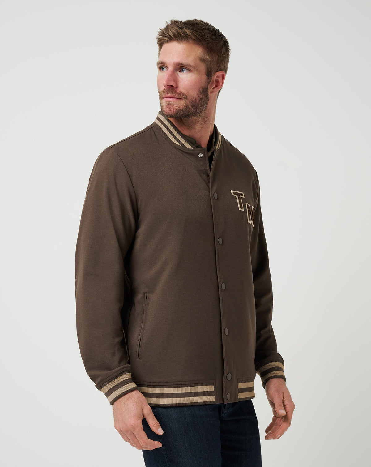 Touch Down Jacket Chocolate Brown | Travis Mathew