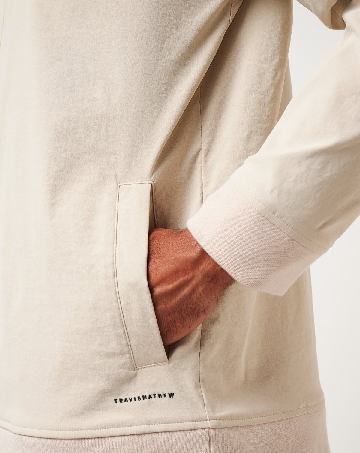Lost Cave Jacket Italian Sand | Travis Mathew