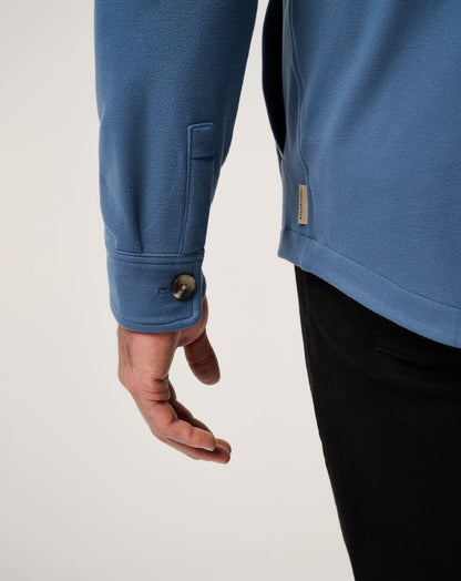 Peak Fleece Shirt Jacket Bering Sea | Travis Mathew