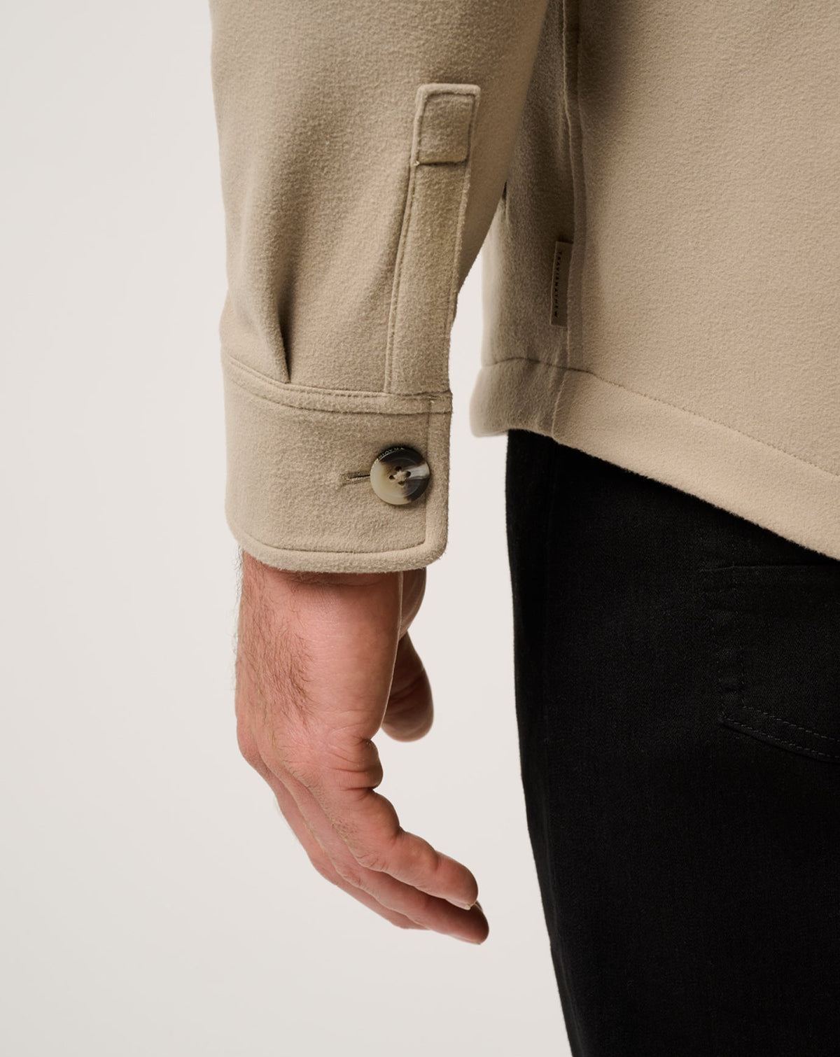 Peak Fleece Shirt Jacket Weathered Teak | Travis Mathew