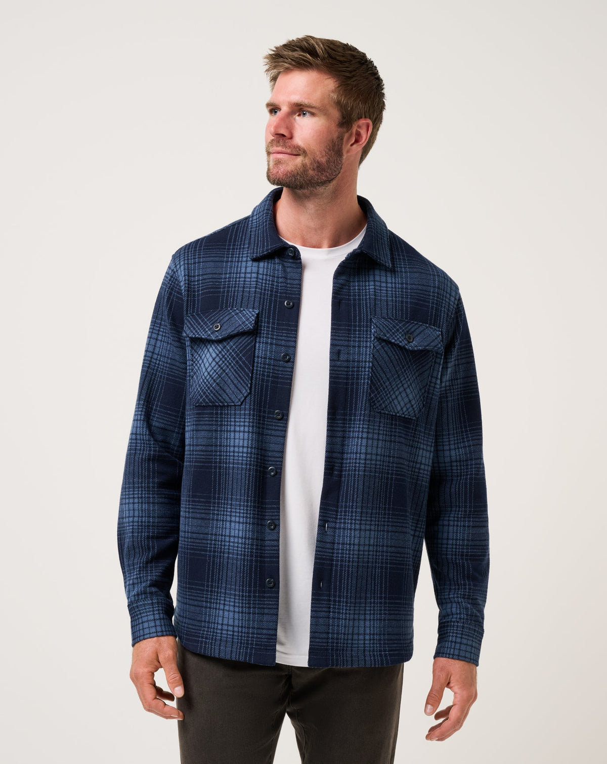 Sunset Season Shirt Jacket Total Eclipse | Travis Mathew
