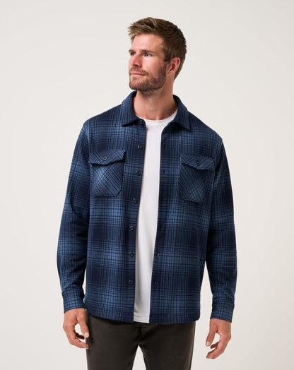Sunset Season Shirt Jacket Total Eclipse | Travis Mathew