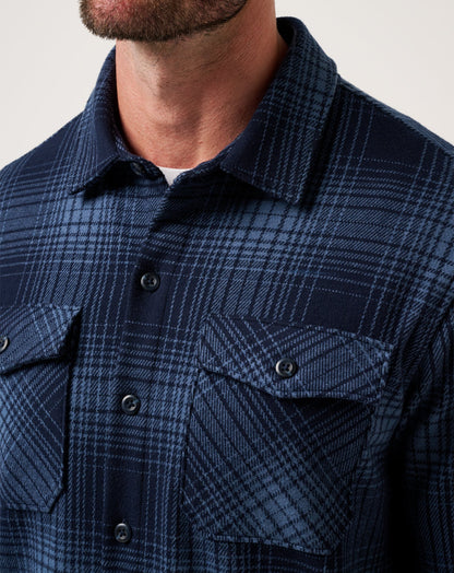 Sunset Season Shirt Jacket Total Eclipse | Travis Mathew