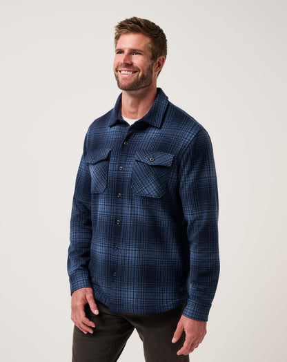 Sunset Season Shirt Jacket Total Eclipse | Travis Mathew