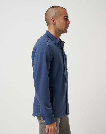 Cloud Shirt Jacket Mood Indigo | Travis Mathew