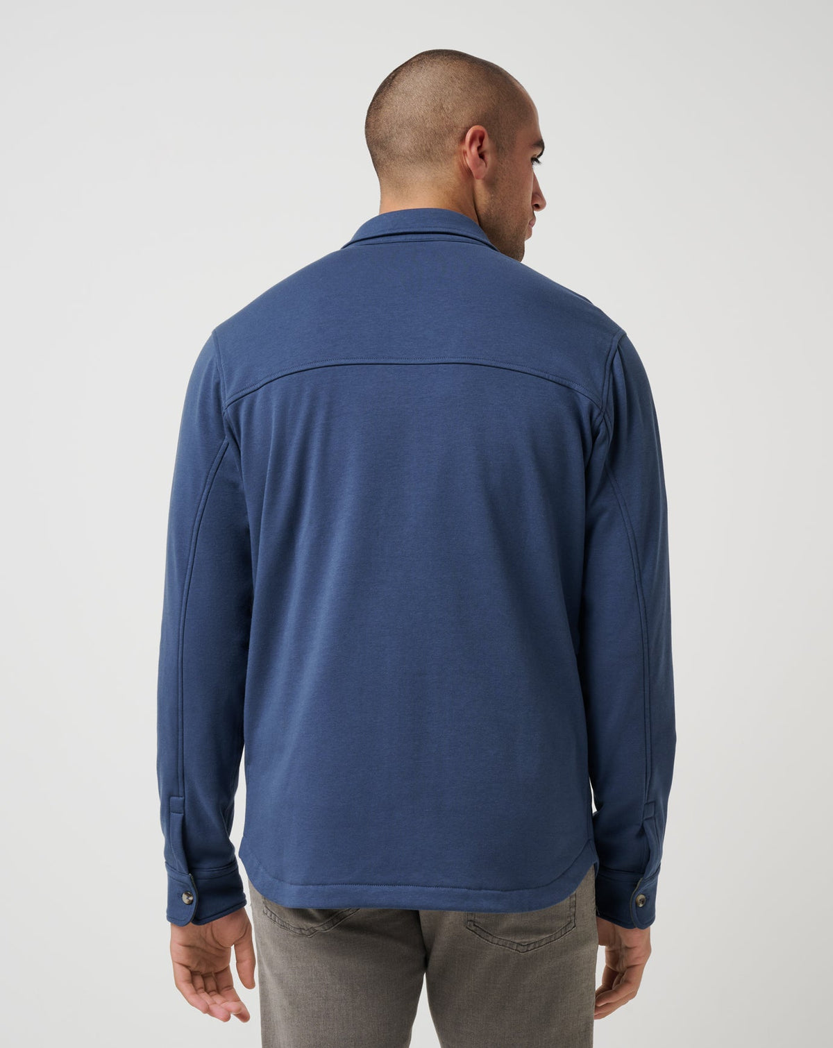 Cloud Shirt Jacket Mood Indigo | Travis Mathew