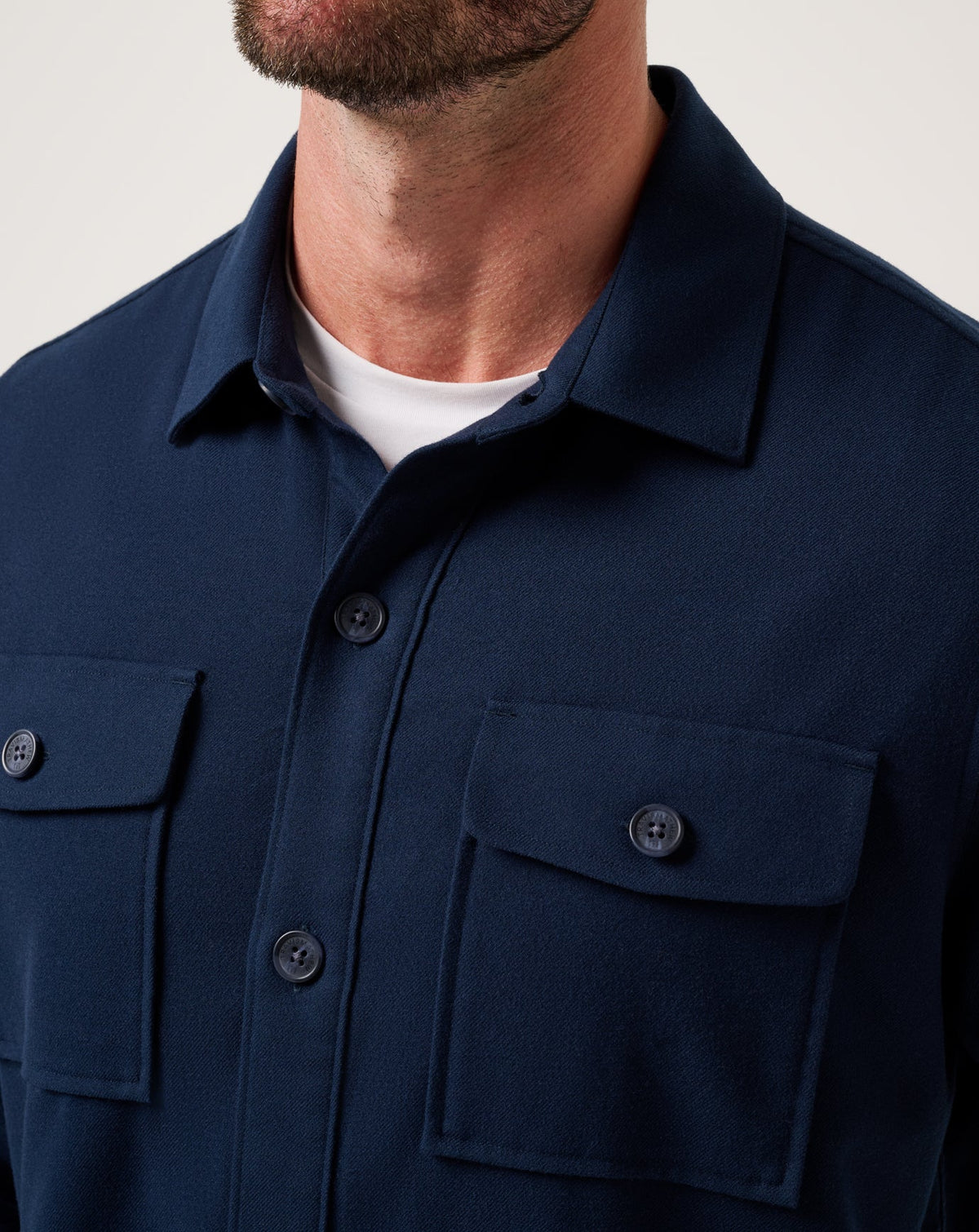 Wanna Bet Shirt Jacket Total Eclipse | Travis Mathew