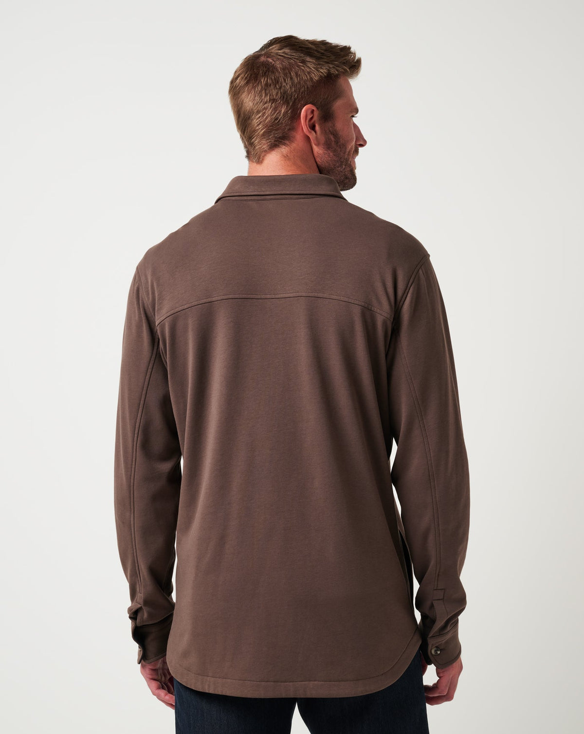 Cloud Shirt Jacket Chocolate | Travis Mathew