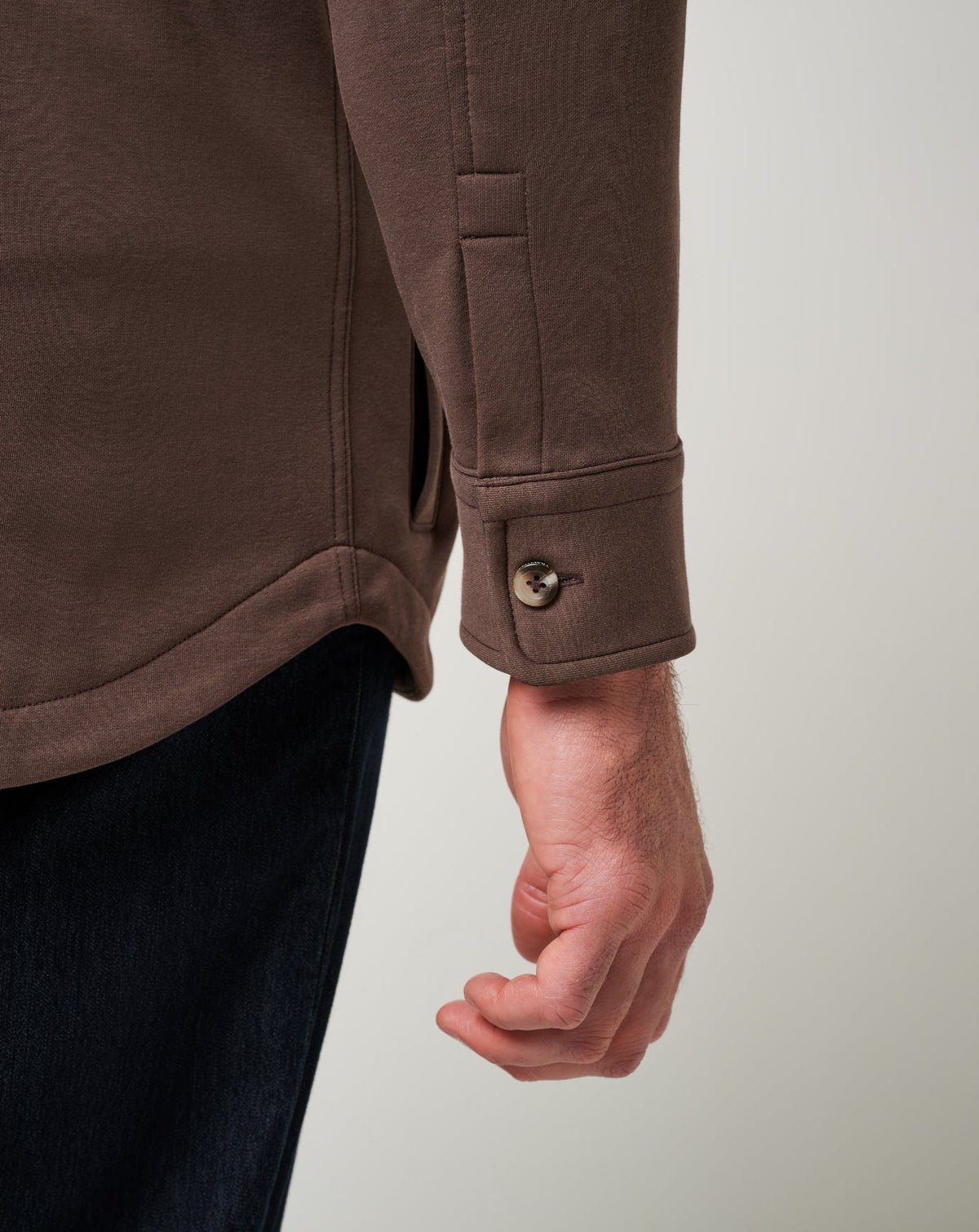 Cloud Shirt Jacket Chocolate | Travis Mathew