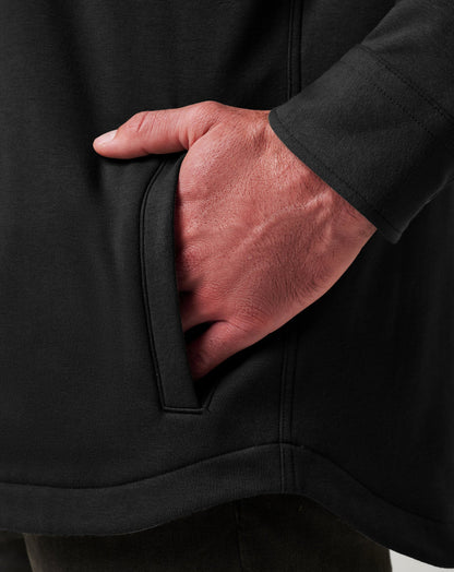 Cloud Shirt Jacket Black | Travis Mathew