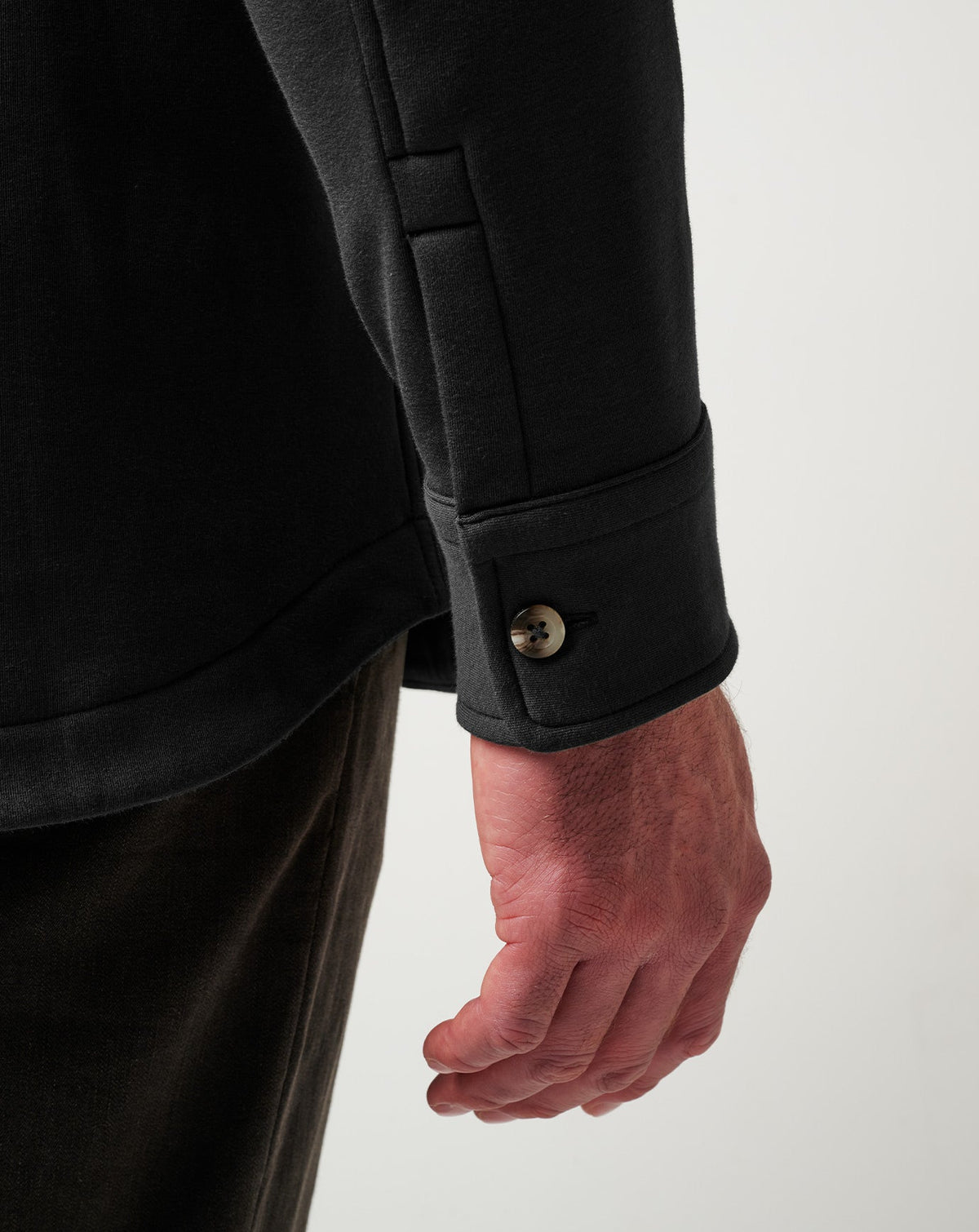 Cloud Shirt Jacket Black | Travis Mathew